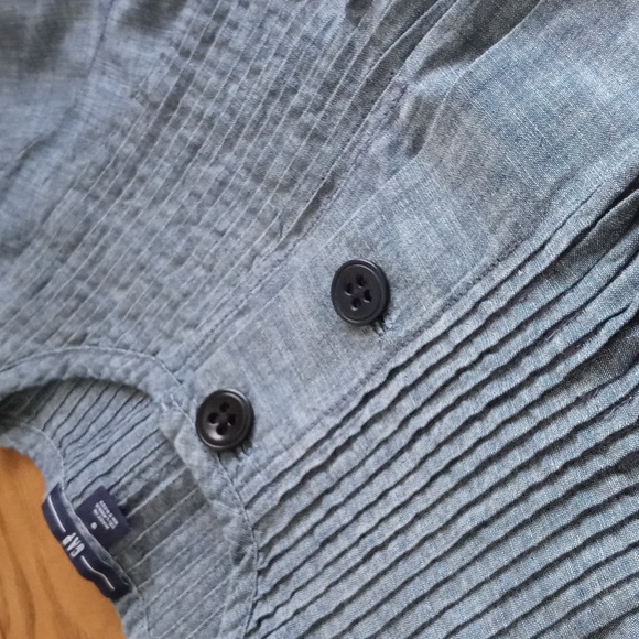 *Relisted* 🌿 Gap Women's Denim Blue Bolero /Swing Jacket 3/4 Sleeve S - Picture 13 of 16